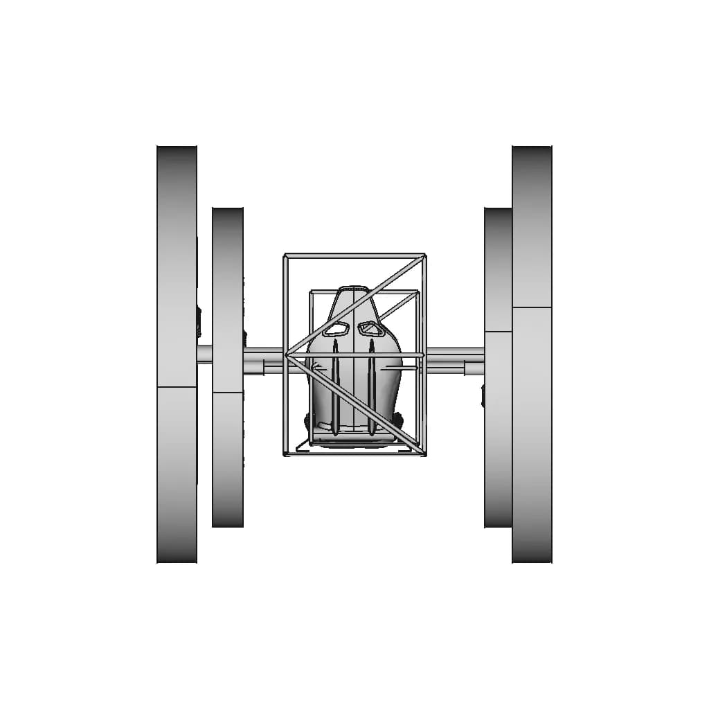 Training Equipment. Athletics And Fitness. Gyroscope Model - Standard Mechanical Component_0_0_degree_snapshot