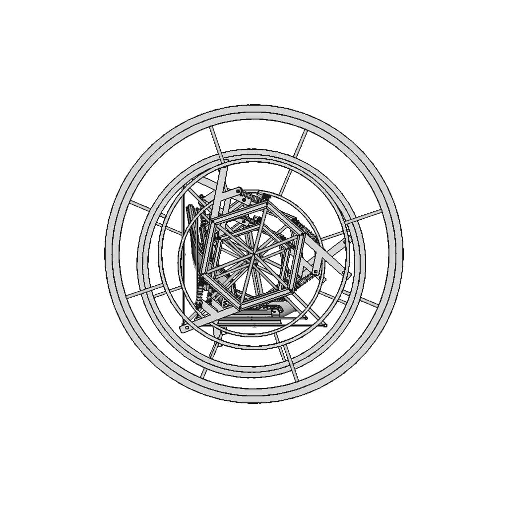 Training Equipment. Athletics And Fitness. Gyroscope Model - Standard Mechanical Component_0_90_degree_snapshot
