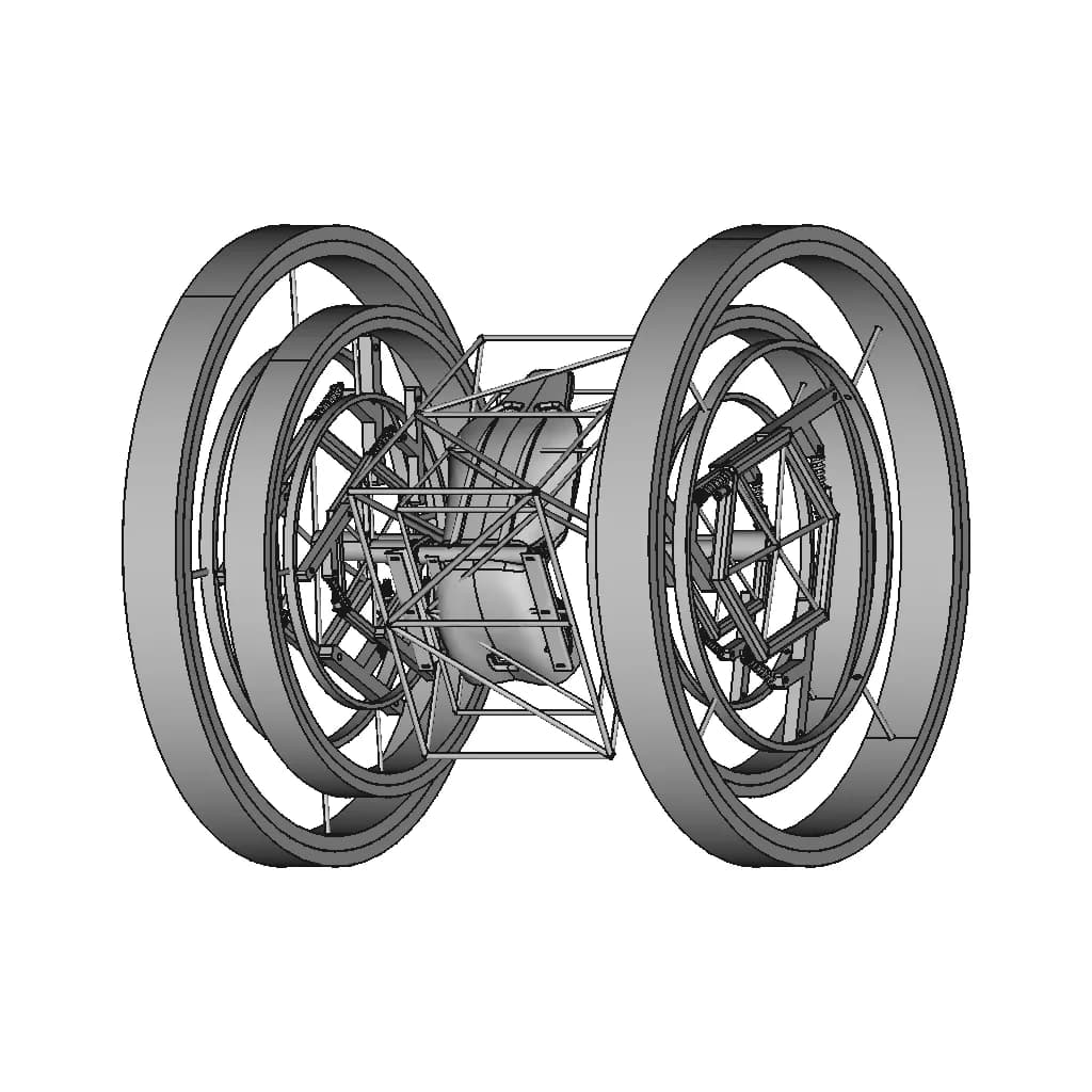 Training Equipment. Athletics And Fitness. Gyroscope Model - Standard Mechanical Component_60_30_degree_snapshot