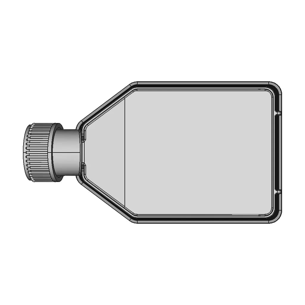 T25 Cell Culture Flask - Downloadable CAD Representation_90_0_degree_snapshot