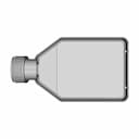 T25 Cell Culture Flask - Downloadable CAD Representation_90_0_degree_snapshot