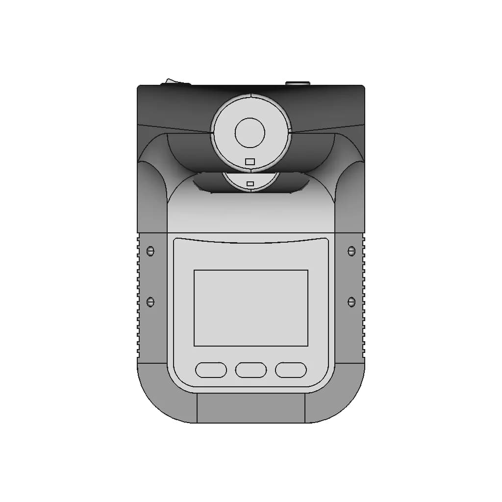 Medical Digital Infrared Thermometer K3 Pro With Usb Type C - Standard Mechanical Component_90_0_degree_snapshot