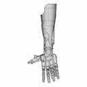 Hand Prosthesis (Accbi-2) - Downloadable CAD Representation_0_0_degree_snapshot