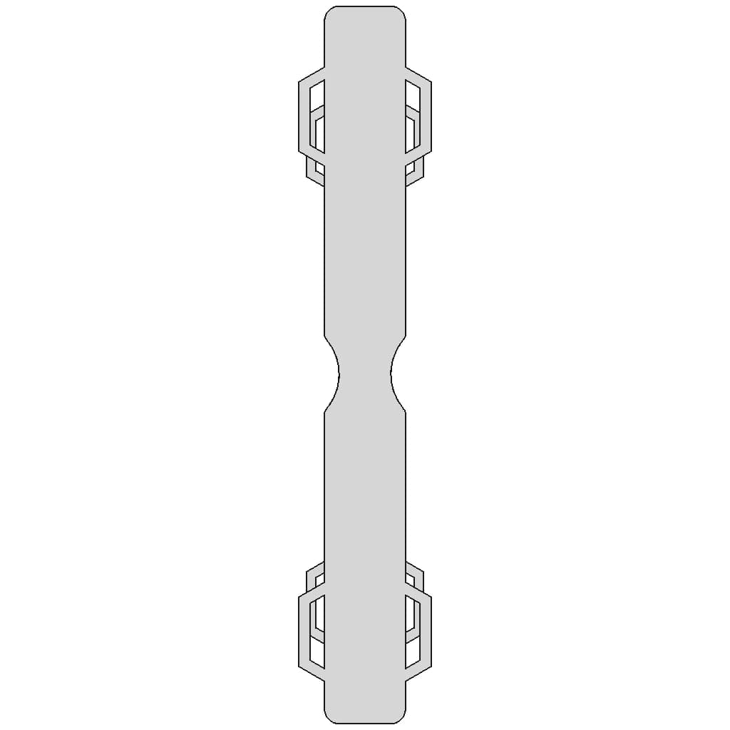 Finger Orthosis - Thermoformable 3D Printed | High-Quality CAD Model_0_0_degree_snapshot