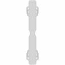 Finger Orthosis - Thermoformable 3D Printed | High-Quality CAD Model_0_0_degree_snapshot