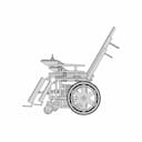 Convertible Wheel Chair Cum Bed - Standard Mechanical Component_0_90_degree_snapshot