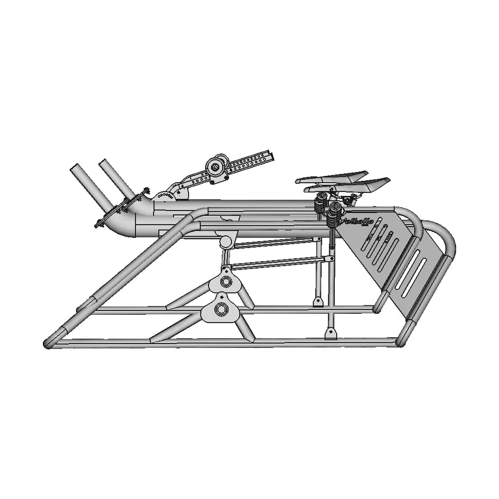 Seated Calf Raise Machine | 3D Engineering Design File_90_0_degree_snapshot