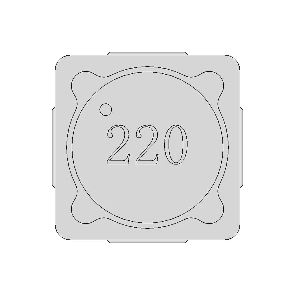 Pdrh127D Smd Common Mode Choke - Standard Mechanical Component_0_0_degree_snapshot