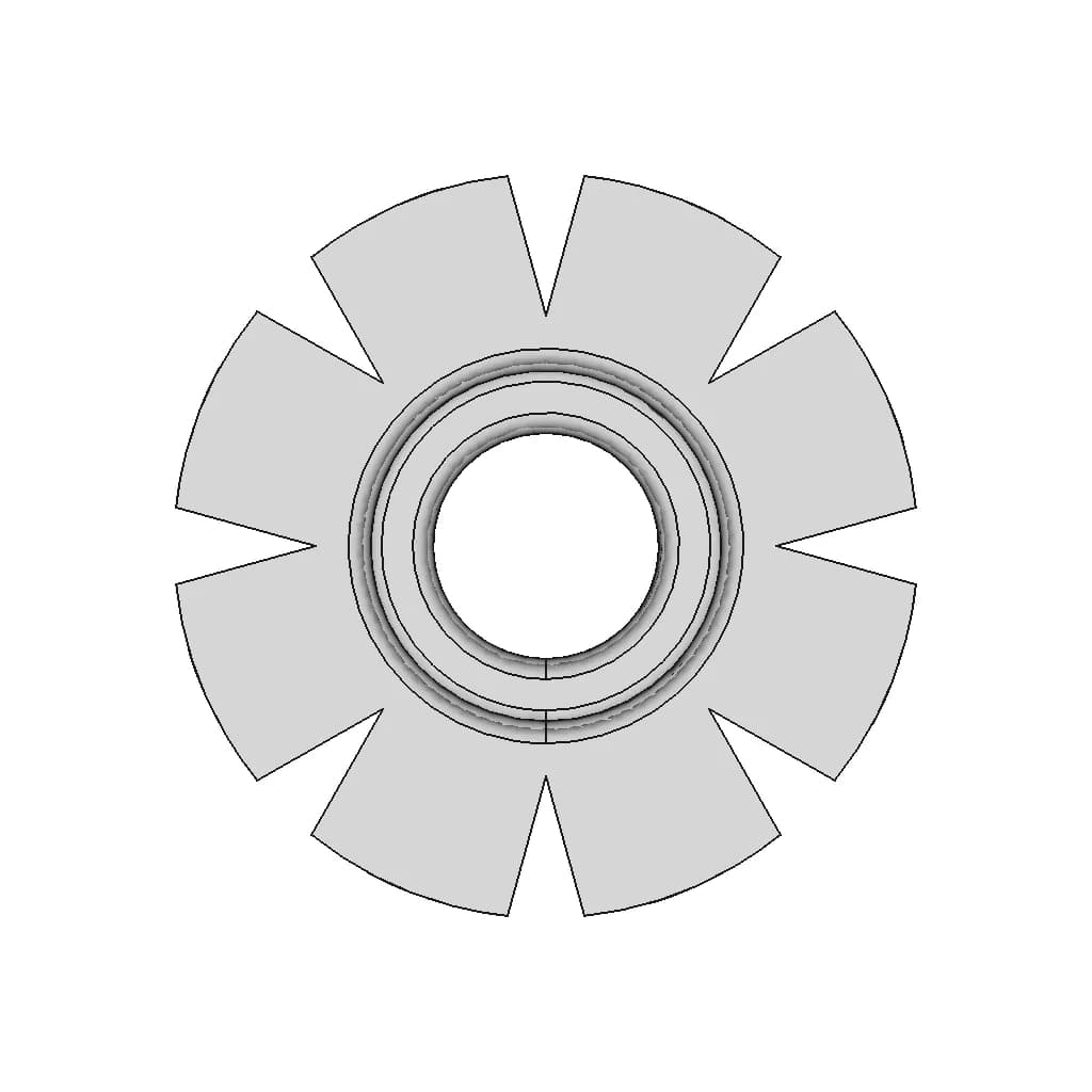Air-Driven Dental Drill Turbine - Standard Mechanical Component_270_0_degree_snapshot
