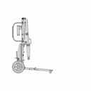 Folding Medical Equipment Cart | 3D Engineering Design File_0_0_degree_snapshot
