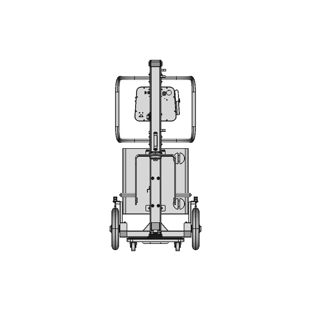 Folding Medical Equipment Cart | 3D Engineering Design File_0_90_degree_snapshot