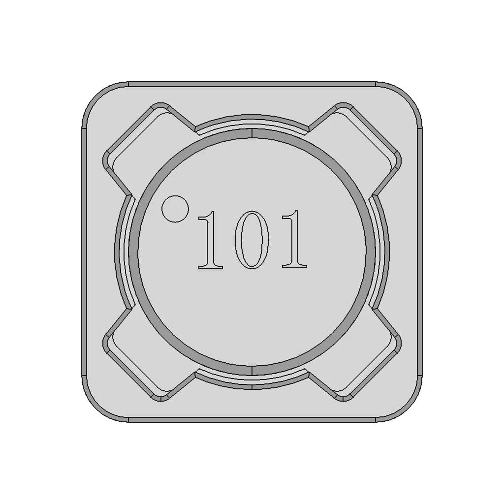Pdrh73 Smd Power Inductors - Downloadable CAD Representation_270_0_degree_snapshot