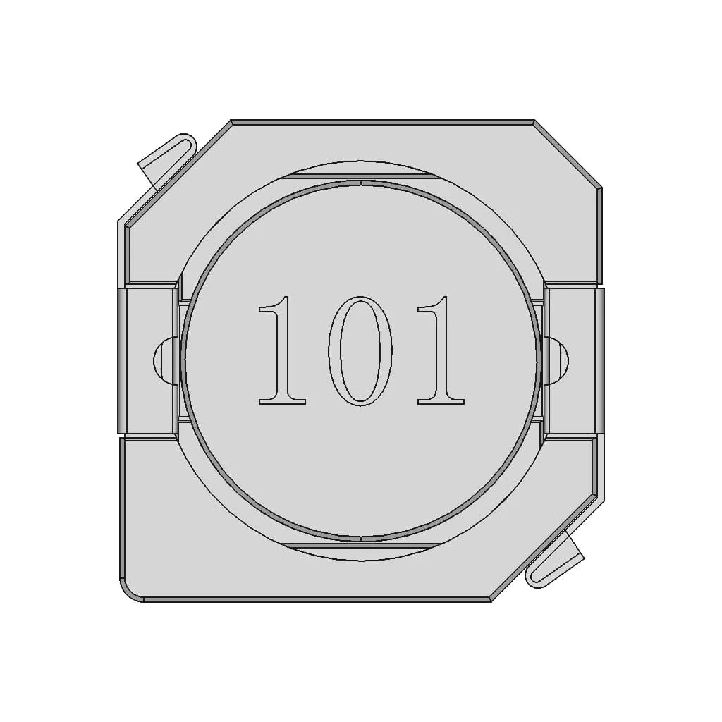 Pdrh105R Smd Power Inductors - Downloadable CAD Representation_270_0_degree_snapshot