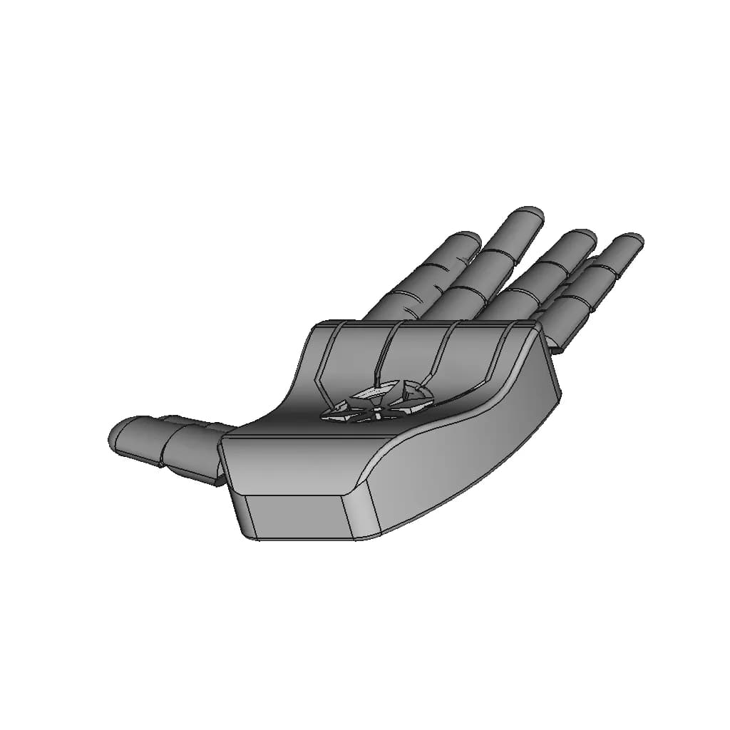 Prosthetic Hand - Standard Mechanical Component_60_30_degree_snapshot