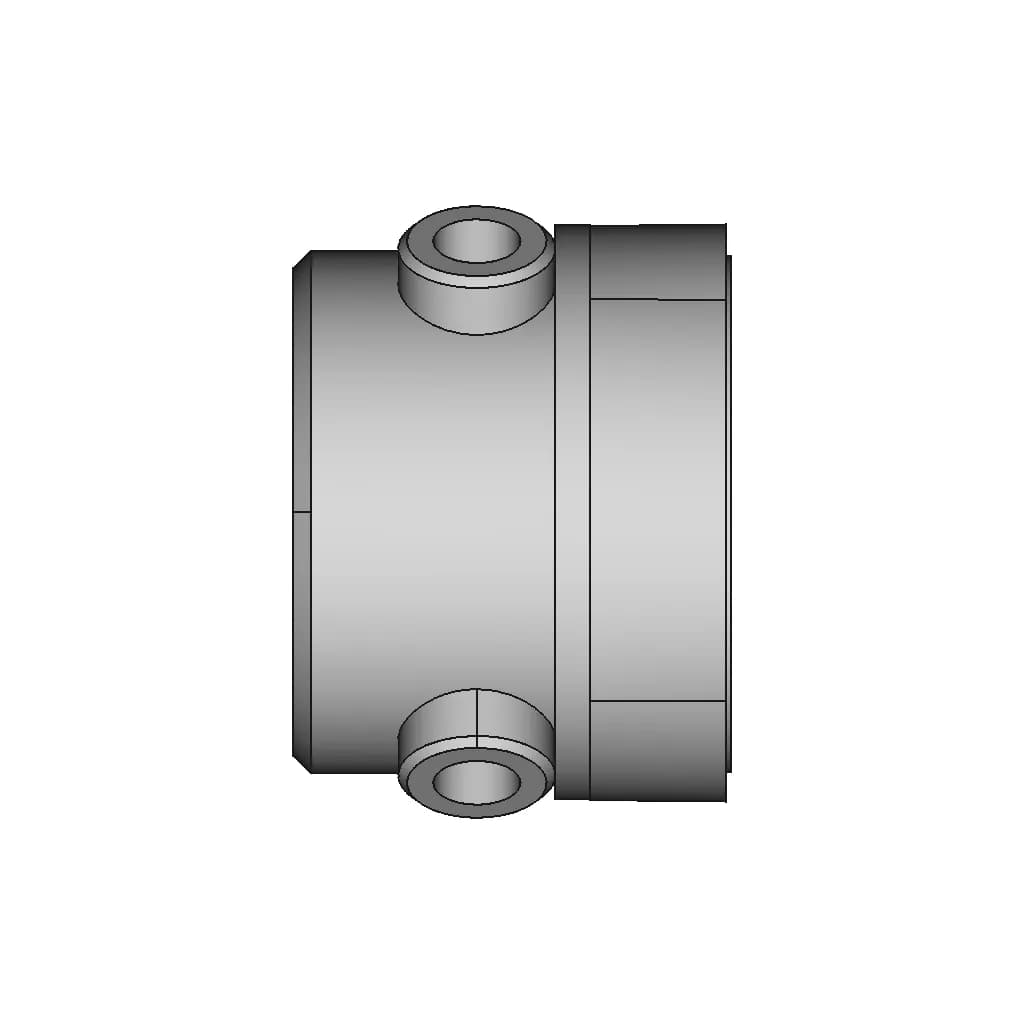 3M Bayonet Female To Round Pipe 25Mm Od Adapter | 3D Engineering Design File_0_270_degree_snapshot