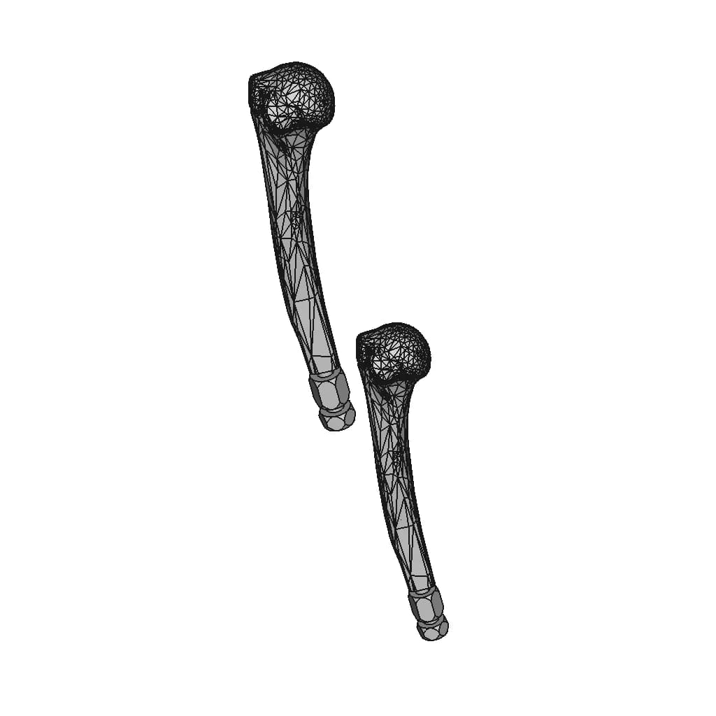 Transhumeral Osseointegrated Prosthesis / Protese Osseointegrada Transhumeral | High-Quality CAD Model_60_30_degree_snapshot
