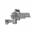 Ceiling Mounted Cathlab - Downloadable CAD Representation_60_30_degree_snapshot