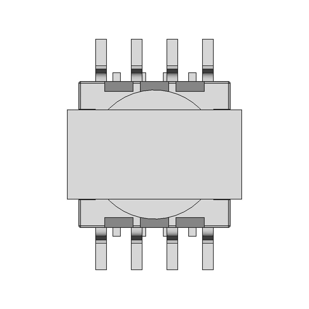 Smd Er9.5 Transformer | High-Quality CAD Model_0_0_degree_snapshot