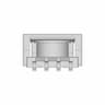 Smd Er9.5 Transformer | High-Quality CAD Model_90_0_degree_snapshot