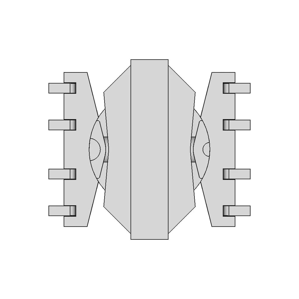 Smd Rm6 Transformer - Downloadable CAD Representation_270_0_degree_snapshot