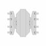 Smd Rm6 Transformer - Downloadable CAD Representation_270_0_degree_snapshot