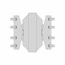Smd Rm6 Transformer - Downloadable CAD Representation_90_0_degree_snapshot