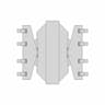 Smd Rm6 Transformer - Downloadable CAD Representation_90_0_degree_snapshot
