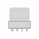 Smd Ep7 Push-Pull Transformer | High-Quality CAD Model_0_0_degree_snapshot