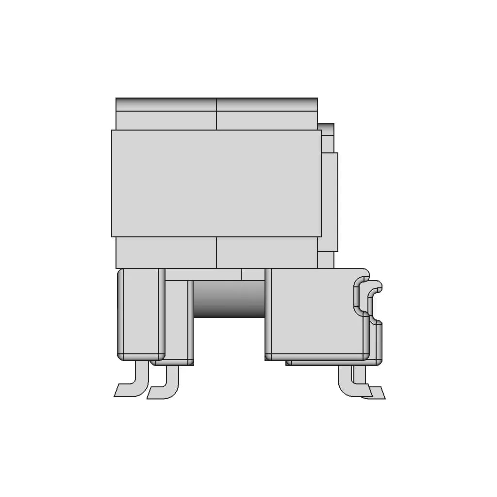 Smd Ep7 Push-Pull Transformer | High-Quality CAD Model_0_90_degree_snapshot