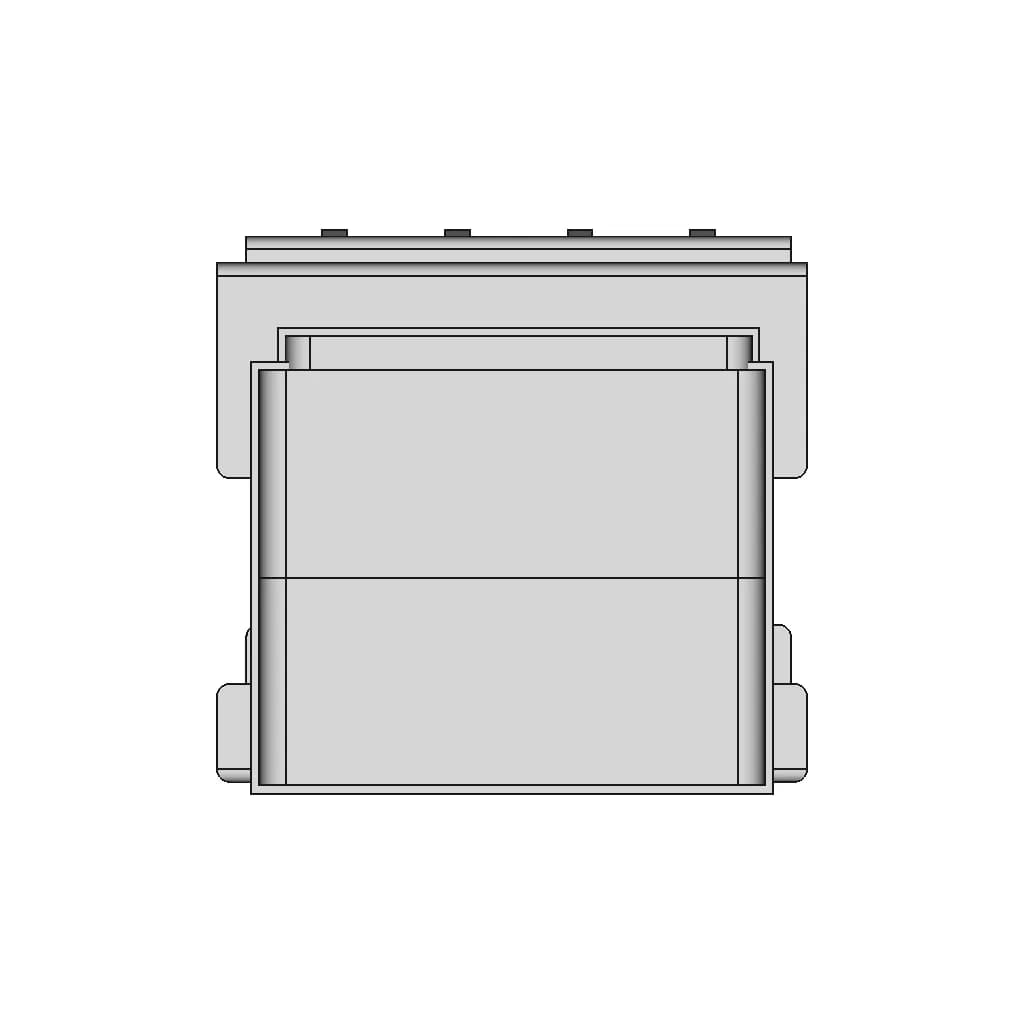 Smd Ep7 Push-Pull Transformer | High-Quality CAD Model_270_0_degree_snapshot