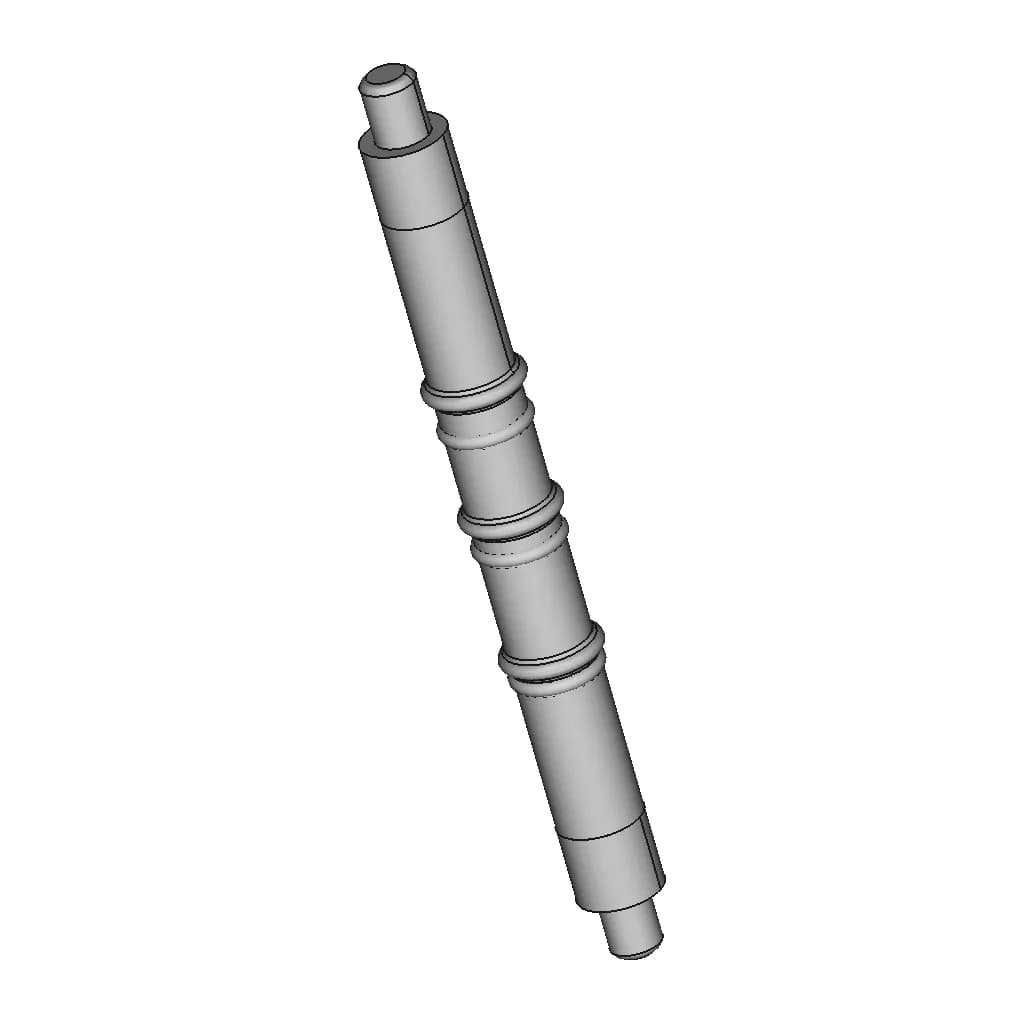 Sbm-20, Sbm20, Ctc5, Sts-5 Geiger Muller Tube | High-Quality CAD Model_60_30_degree_snapshot