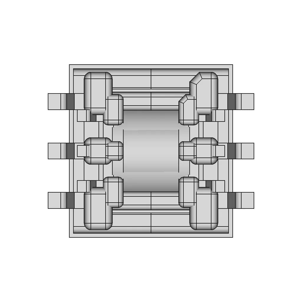 Smd Ep5 Push-Pull Transformer | 3D Engineering Design File_90_0_degree_snapshot