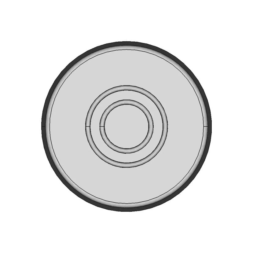 20Mm Healing Rubber Injection Cap - Standard Mechanical Component