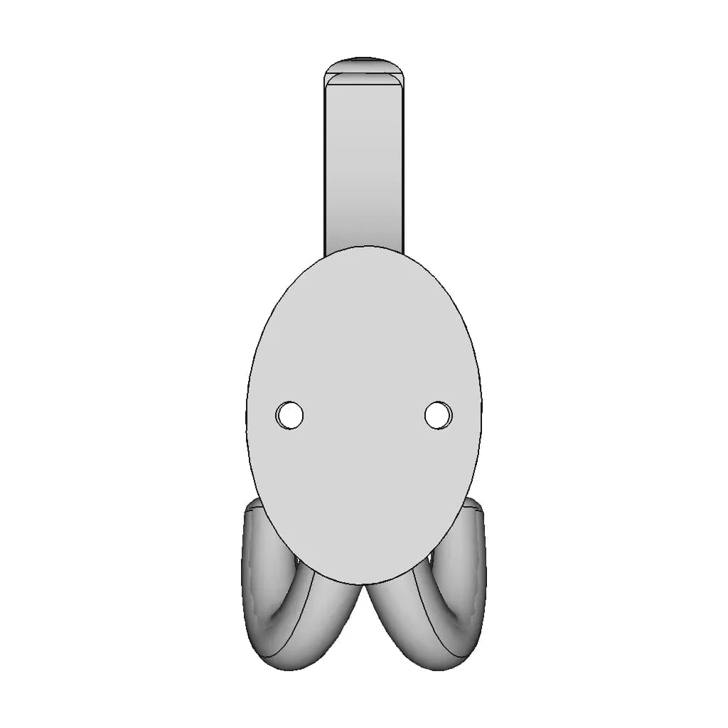 Clothes Hook | 3D Engineering Design File_0_0_degree_snapshot