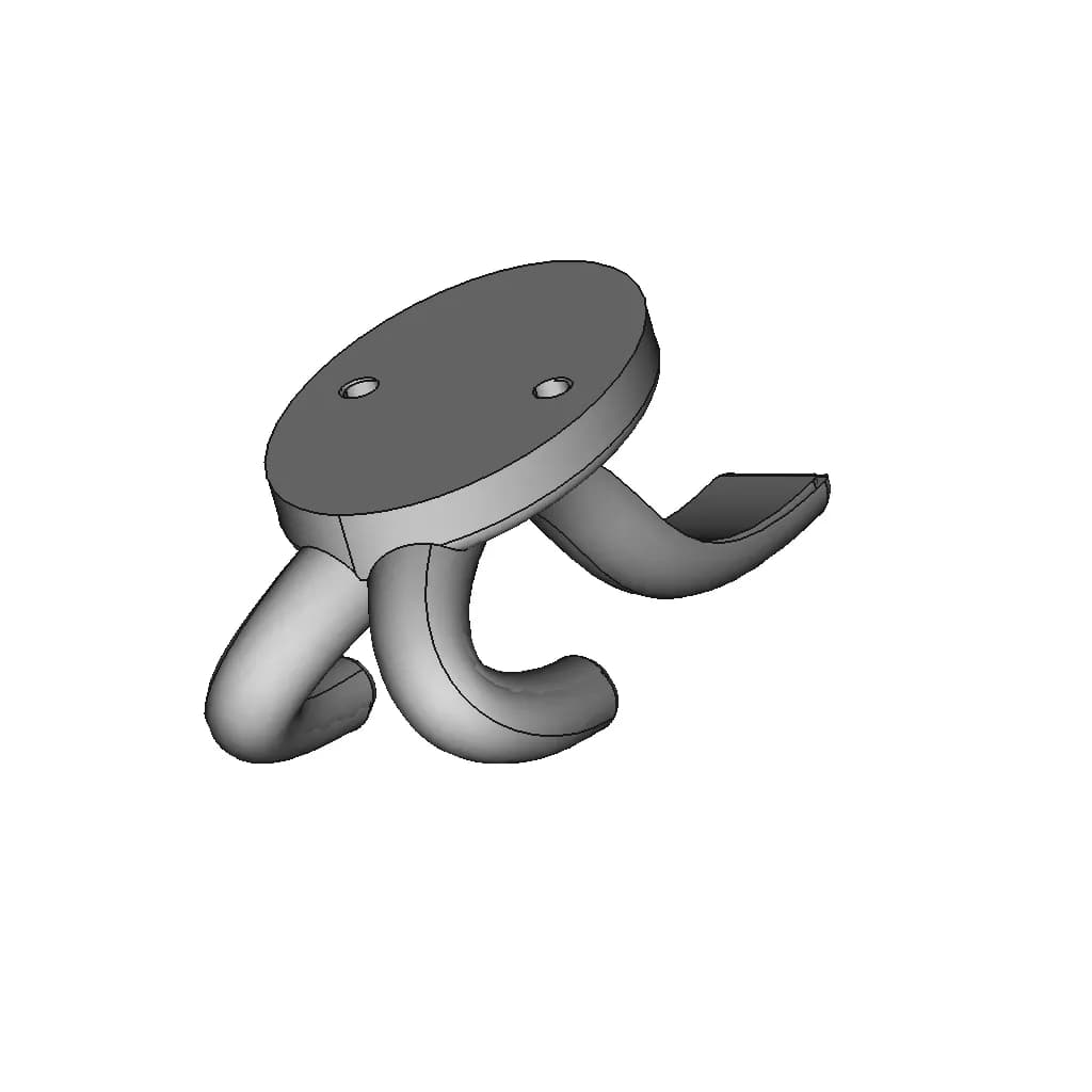 Clothes Hook | 3D Engineering Design File_60_30_degree_snapshot