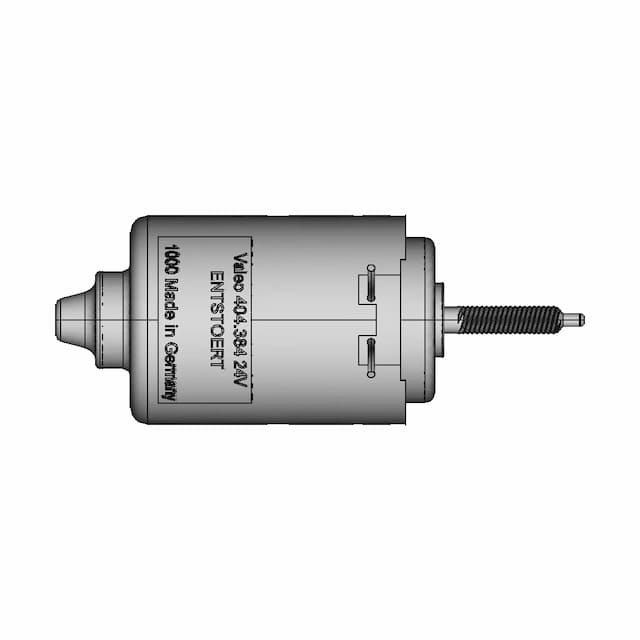 Valeo 404.384 24V Entstoert | High-Quality CAD Model