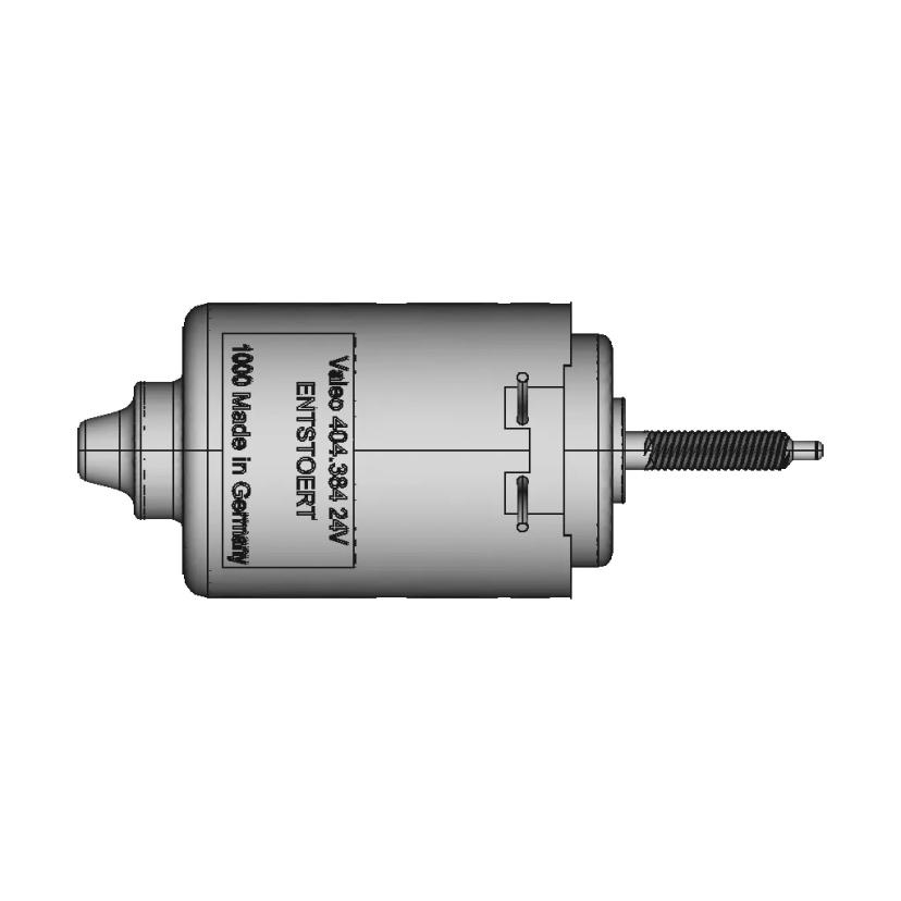 Valeo 404.384 24V Entstoert | High-Quality CAD Model