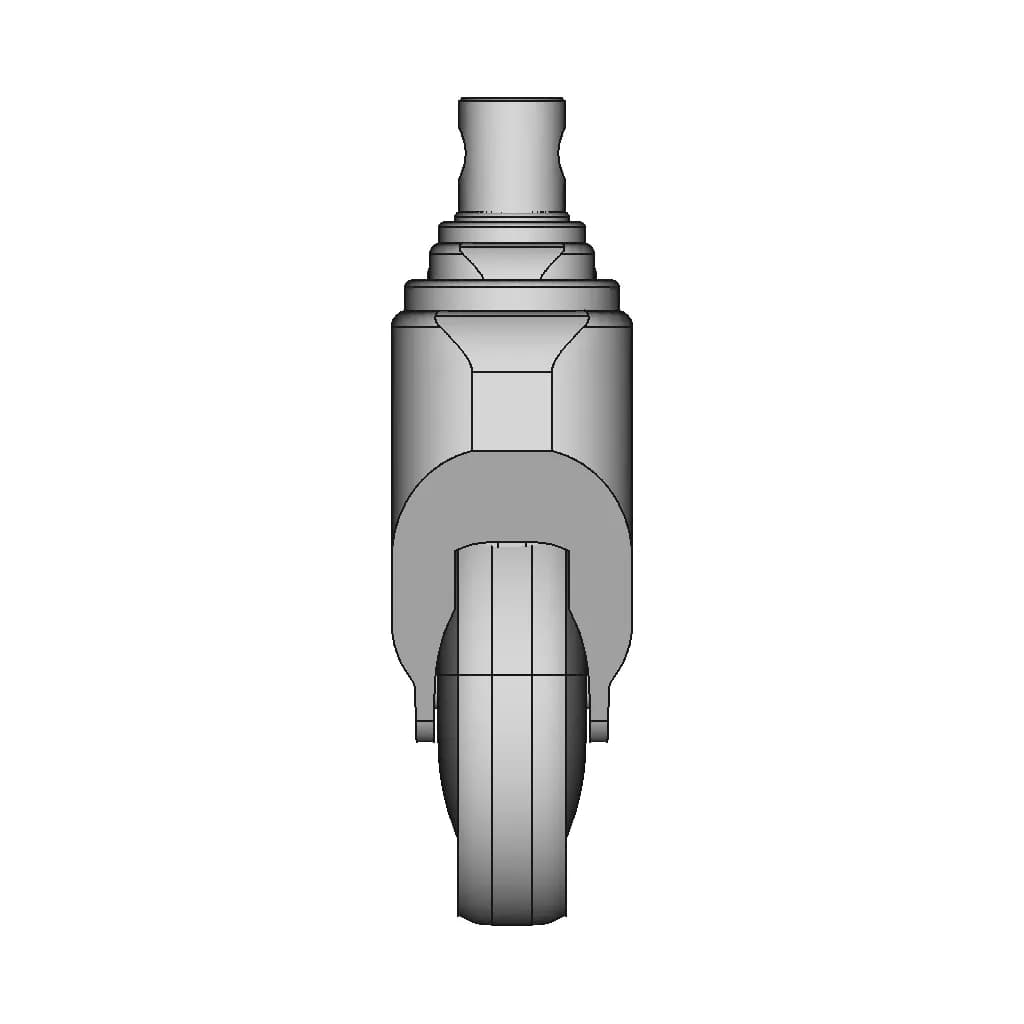 Haion Medical Caster Ø150 - Downloadable CAD Representation_0_270_degree_snapshot