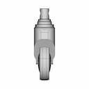 Haion Medical Caster Ø150 - Downloadable CAD Representation_0_270_degree_snapshot
