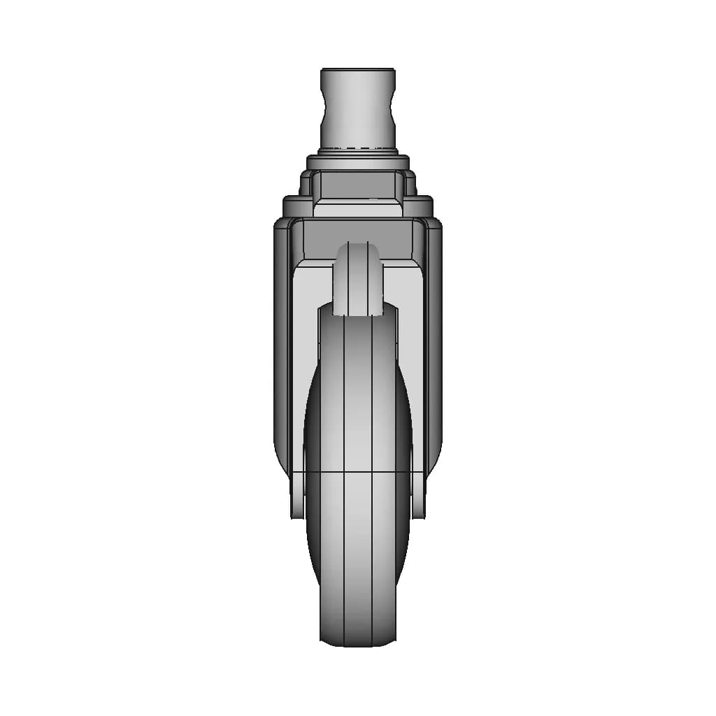Haion Medical Caster Ø150 - Downloadable CAD Representation_0_90_degree_snapshot