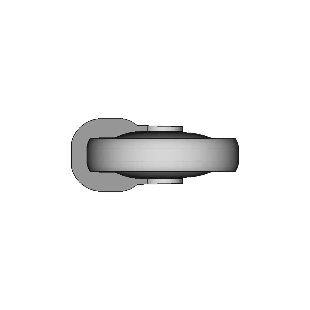 Haion Medical Caster Ø150 - Downloadable CAD Representation_90_0_degree_snapshot