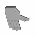 Prosthetic Hand Ready To Print Bionic Hand | 3D Engineering Design File_60_30_degree_snapshot