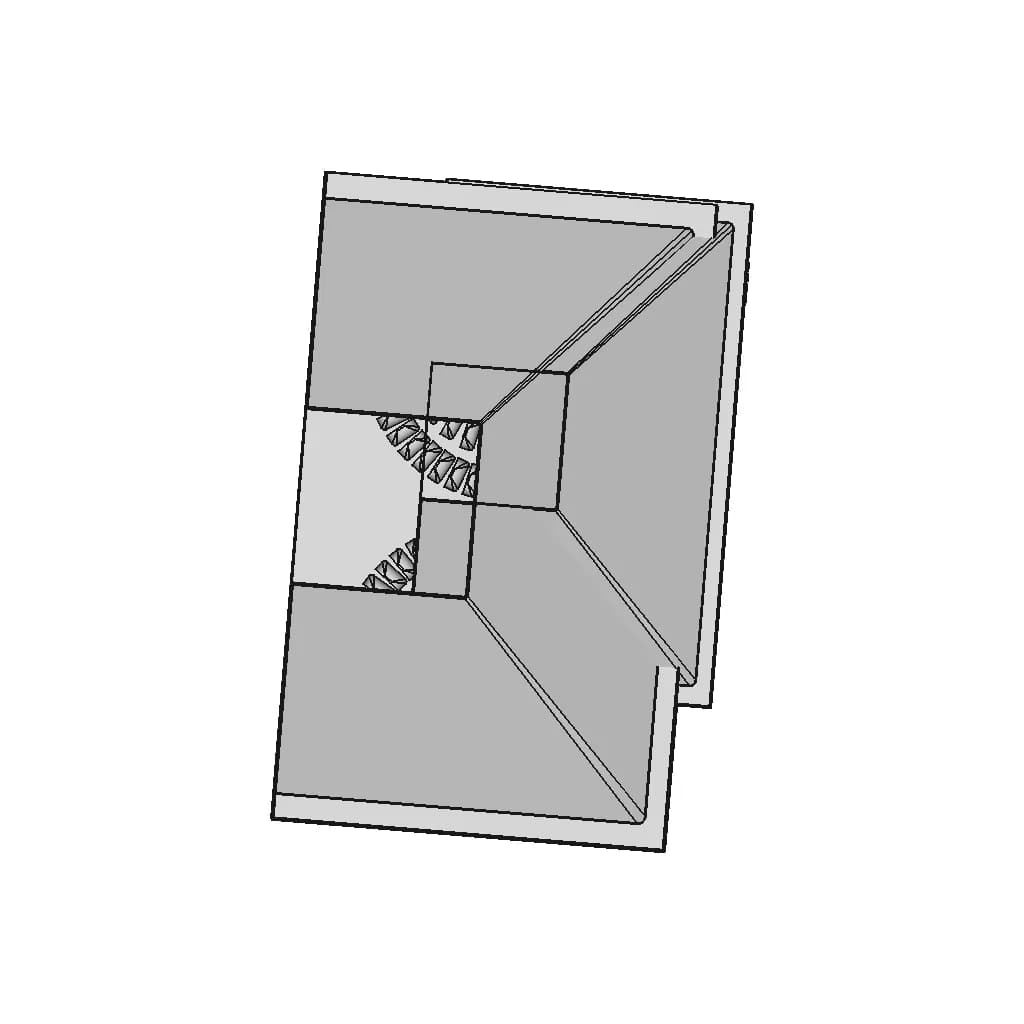 Wall Mount Range Hood - Downloadable CAD Representation_270_0_degree_snapshot