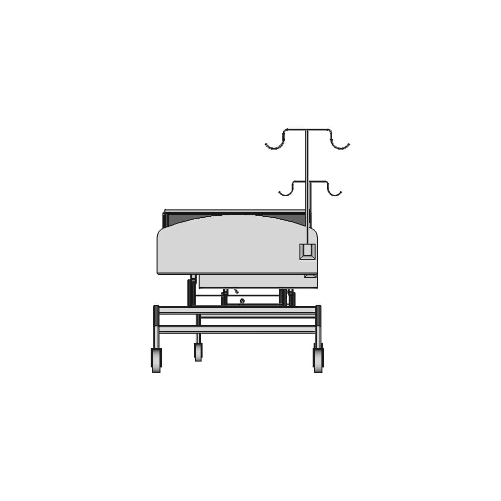 Medical Bed | High-Quality CAD Model_0_270_degree_snapshot