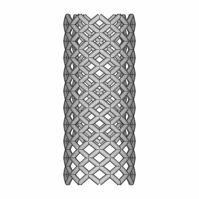A Simple Stent Design - Downloadable CAD Representation