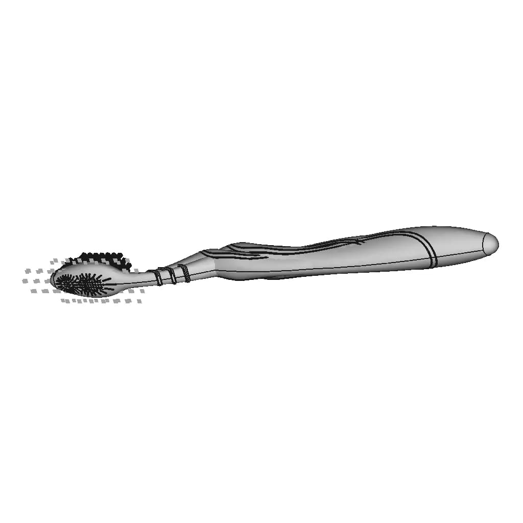 Tooth Brush - Downloadable CAD Representation_60_30_degree_snapshot