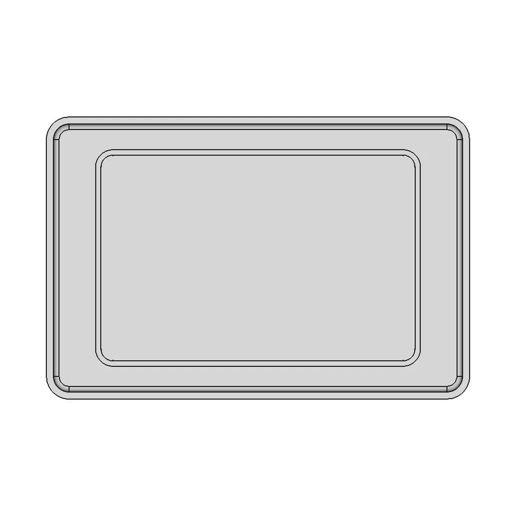 Tray 15 X 10Cm, Plastic - Downloadable CAD Representation_0_0_degree_snapshot