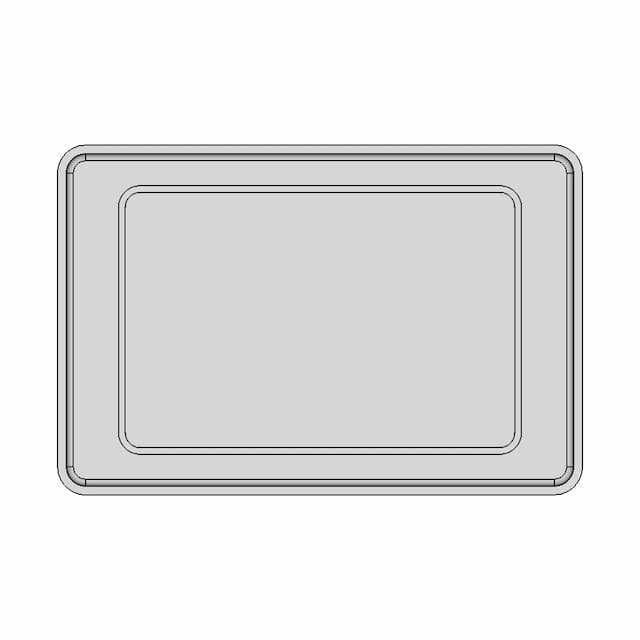 Tray 15 X 10Cm, Plastic - Downloadable CAD Representation