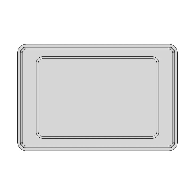 Tray 15 X 10Cm, Plastic - Downloadable CAD Representation