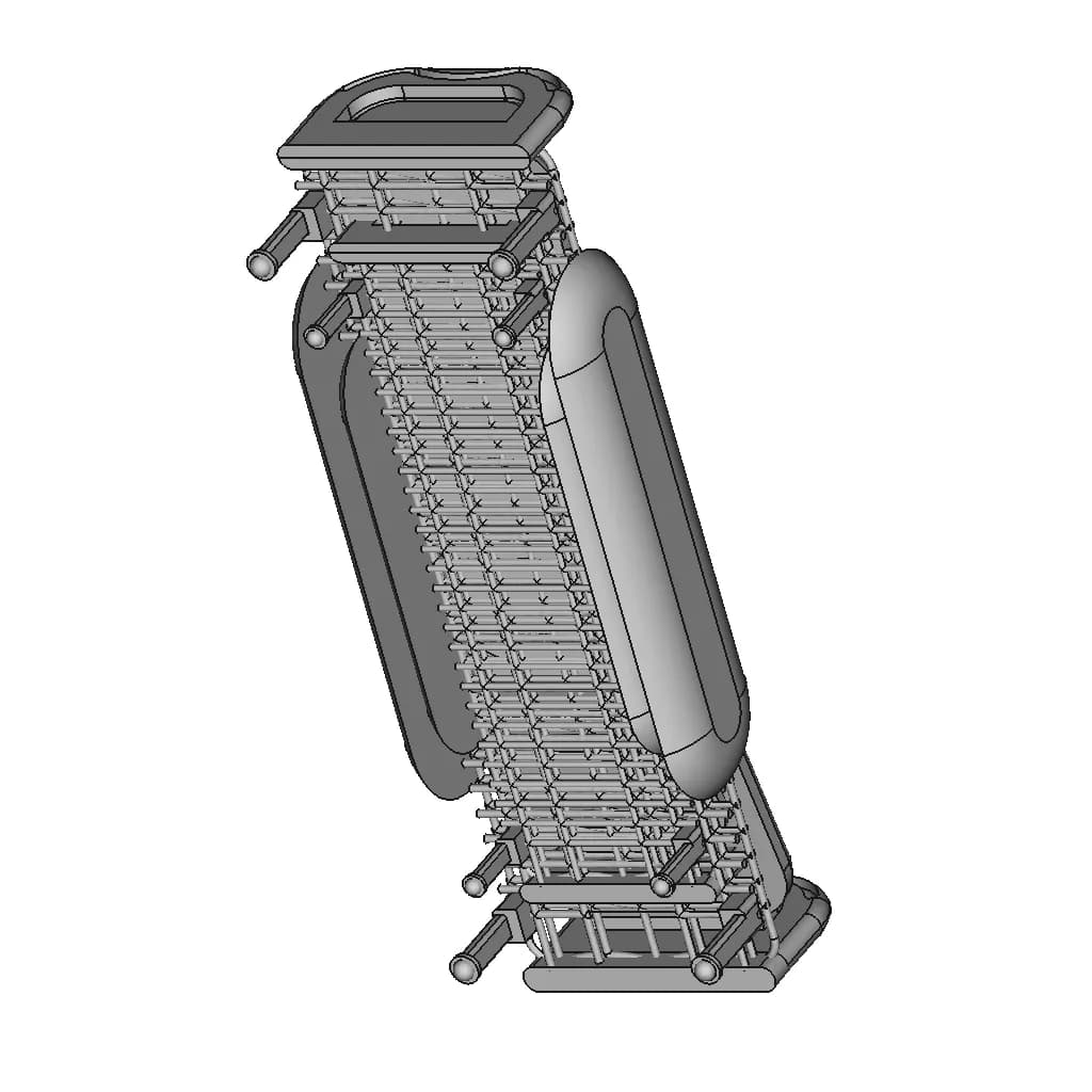 Hospital Bed | 3D Engineering Design File_60_30_degree_snapshot
